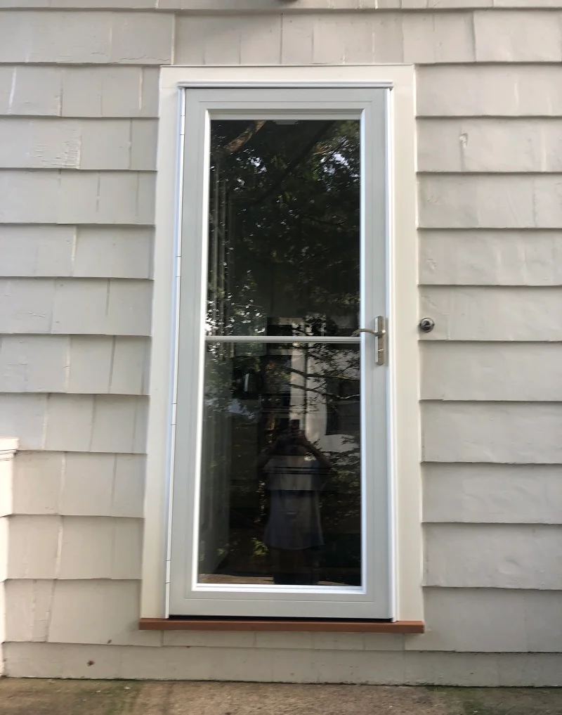 Entry door installation